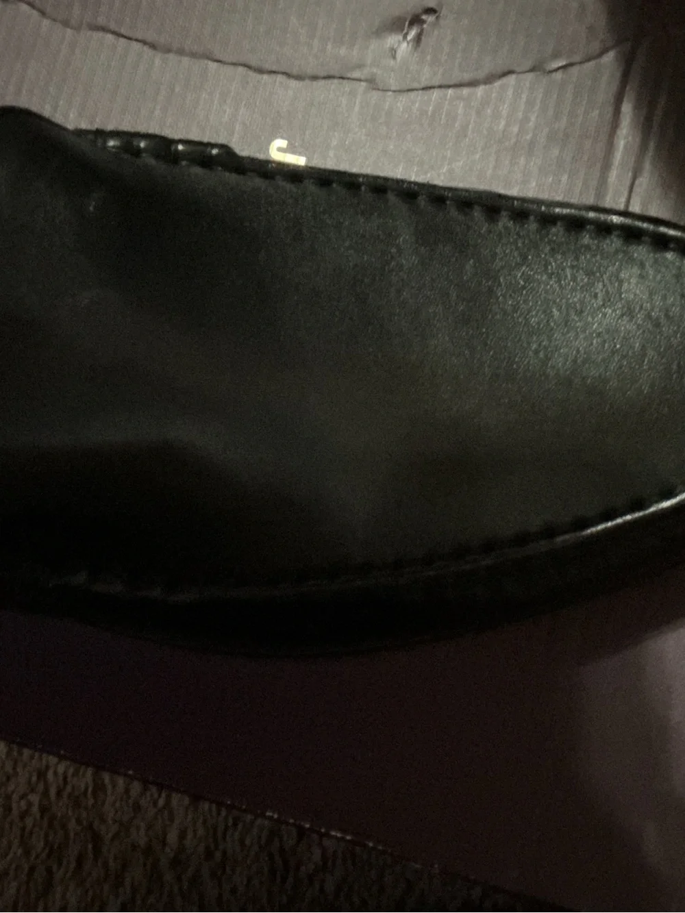 JOHNSTON & MURPHY MEN'S HARRISON VENETIAN BLACK SHEEPSKIN